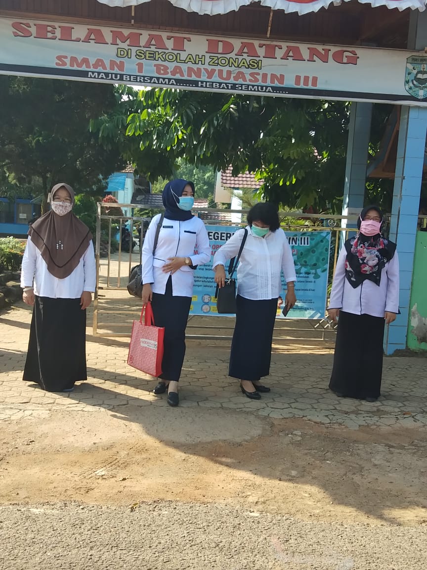 SMAN 1 Banyuasin III Siap Laksanakan Pembelajaran Tatap Muka