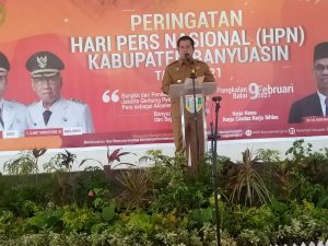 Bupati Askolani Rayakan Peringatan HPN ke 75 bersama Insan Pers Banyuasin