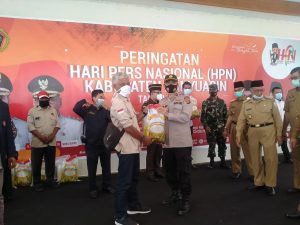 Rayakan Hari Pers Nasional, Bupati dan Wakil Bupati Ajak awak Media Cicipi Beras Banyuasin