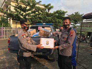 Banjir di Kabupaten Demak, Polres Muratara Salurkan Bantuan Sembako