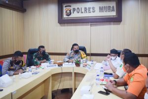 TNI-Polri Dukung Pemkab Muba Tingkatkan Kesadaran Masyarakat Terhadap Protokol Kesehatan