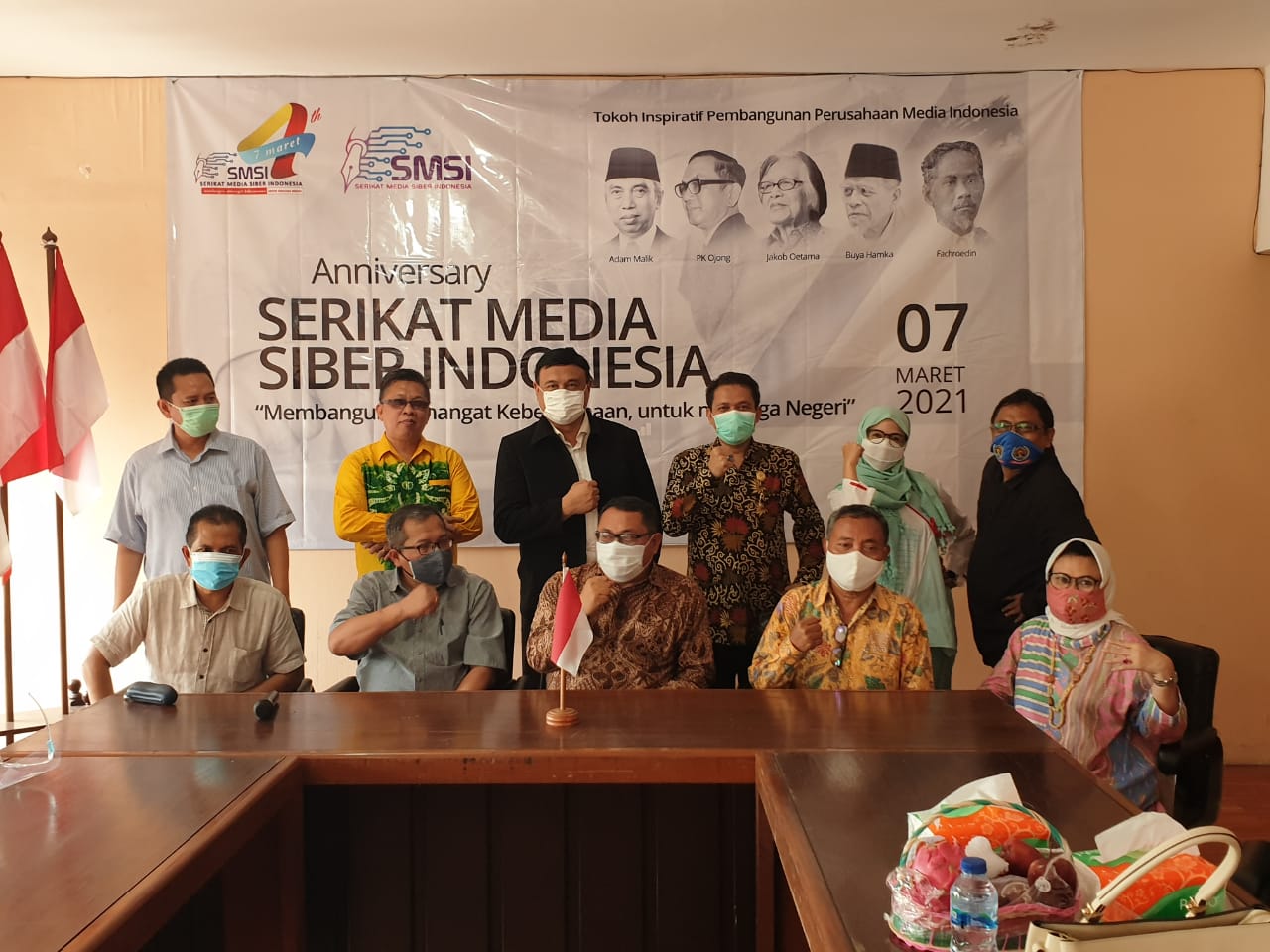 HUT ke-4 SMSI: Berlangsung Sederhana, diisi cerita Sukses Tokoh pers