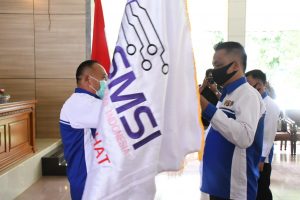 Jon Heri Resmi Lantik Pengurus SMSI Lahat Periode 2021-2024 Sekaligus HUT SMSI