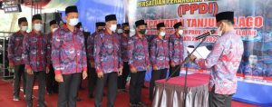 Bupati dan Wakil Ketua DPRD Banyuasin Hadiri Pengukuhan PPDI Tanjung Lago