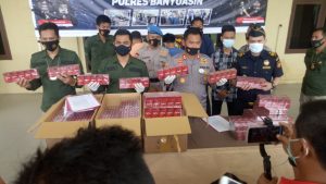 Satreskrim Sita Ribuan Bungkus Rokok Tanpa Cukai,