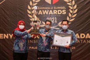 Pasca Pilkada Bawaslu OI Terbaik Se-Sumsel Menggaet 5 Nominasi Bawaslu Sumsel Awards