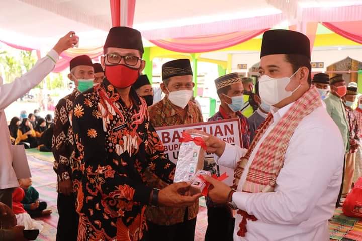 Safari Ramadhan Ke Muara Padang, Bupati Ajak Masyarakat Sukseskan Vaksinasi Covid-19