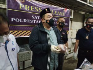 Wow !!! Unit Pidsus Polrestabes Palembang, temukan 8,3 ton Ikan Kakap Giling Berformalin