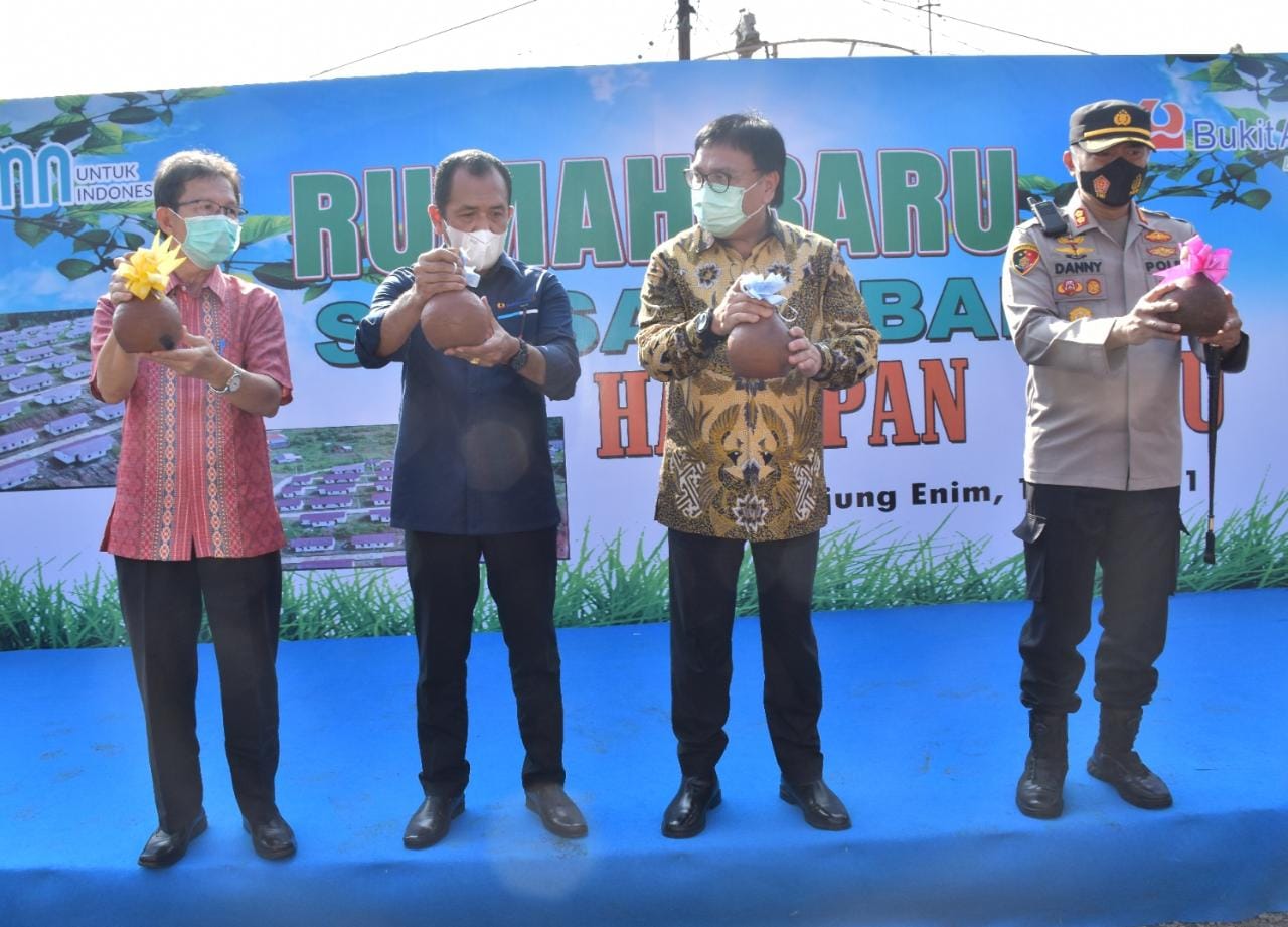 Relokasi Warga ke Bara Lestari Dimulai, Bos PTBA: Semua Demi Masa Depan Lebih Baik