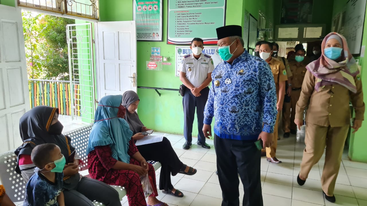 Mendapat informasi pelayanan Buruk, Penjabat Bupati PALI Mendatangi Puskesmas Betung