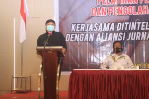 AJI Palembang bersama Ditintelkam Polda Sumsel Gelar Workshop Menulis Intensif