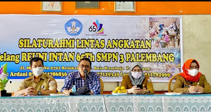 Alumni Lintas SMPN 3 Palembang Gelar Silaturahmi