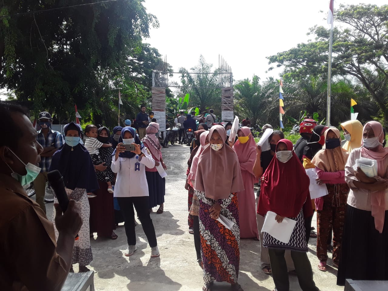 Kapolsek Batu Hampar Laksanakan Sosialisasi kepada seluruh Masyarakat dan aparatur Desa