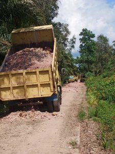 Sempat tertunda, Penimbunan Jalan Tanah Sertu dilanjutkan