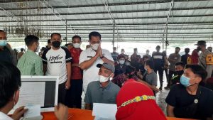 Bupati Banyuasin: Pemkab, Polres dan Kodim Banyuasin Bersatu Demi Banyuasin Sehat dan Indonesia Maju.