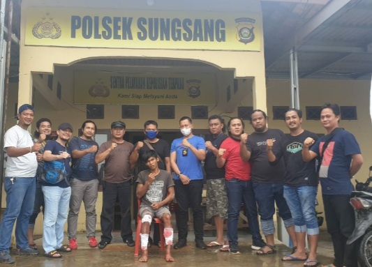 Polsek Sungsang di Back Up Tim Puma Polres Banyuasin ungkap Pelaku Curas