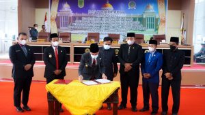 Paripurna, DPRD Rohil Setujui RPJMD 2021-2026.