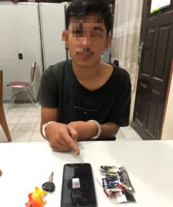 Satresnarkoba Polres Kampar Tangkap Tersangka Pengedar Shabu