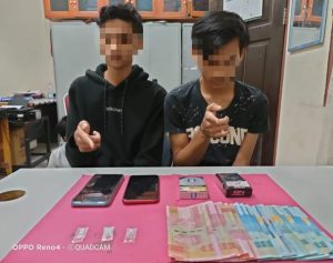 Resnarkoba Polres Kampar Kembali Tangkap 2 Pengedar Shabu di Desa Kampung Panjang