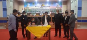 Rapat Paripurna DPRD Rohil Sepakati KUA PPAS Perubahan 2021