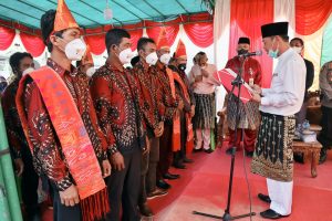 Bupati Rohil Kukuhkan Gapoktan Suluh Tani di Kecamatan Sinaboi