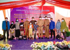 Hadiri Sunat Massal di Muara Padang Askolani Puji Kinerja KNPI Banyuasin