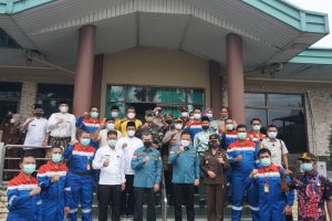 Syamsuar dan Afrizal Sintong Tinjau Normalisasi Sungai Bangko