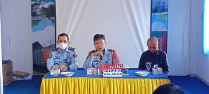 Lapas kelas IIA Banyuasin Ngopi Bareng Bersama Awak Media