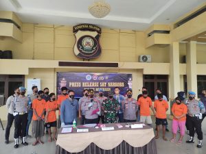 Sepekan Jabat Kapolres Banyuasin, AKBP Imam Syafi’i Gelar Konferensi Pers Pengungkapan 6 Kasus Narkoba