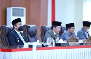 Rapat Paripurna DPRD Ogan Ilir Bahas Nota LKPJ Tahun Anggaran 2021