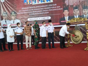 Bupati Buka Job Fair Kabupaten Banyuasin 2022