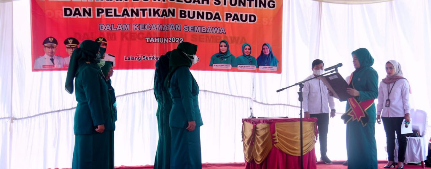 Pengurus PKK Desa Wilayah Sembawa Dilantik