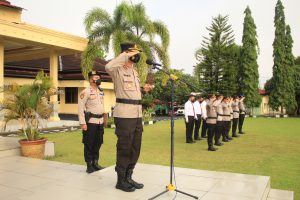 Kapolres Banyuasin Pimpin Gelar Pasukan Operasi Patuh Musi 2022