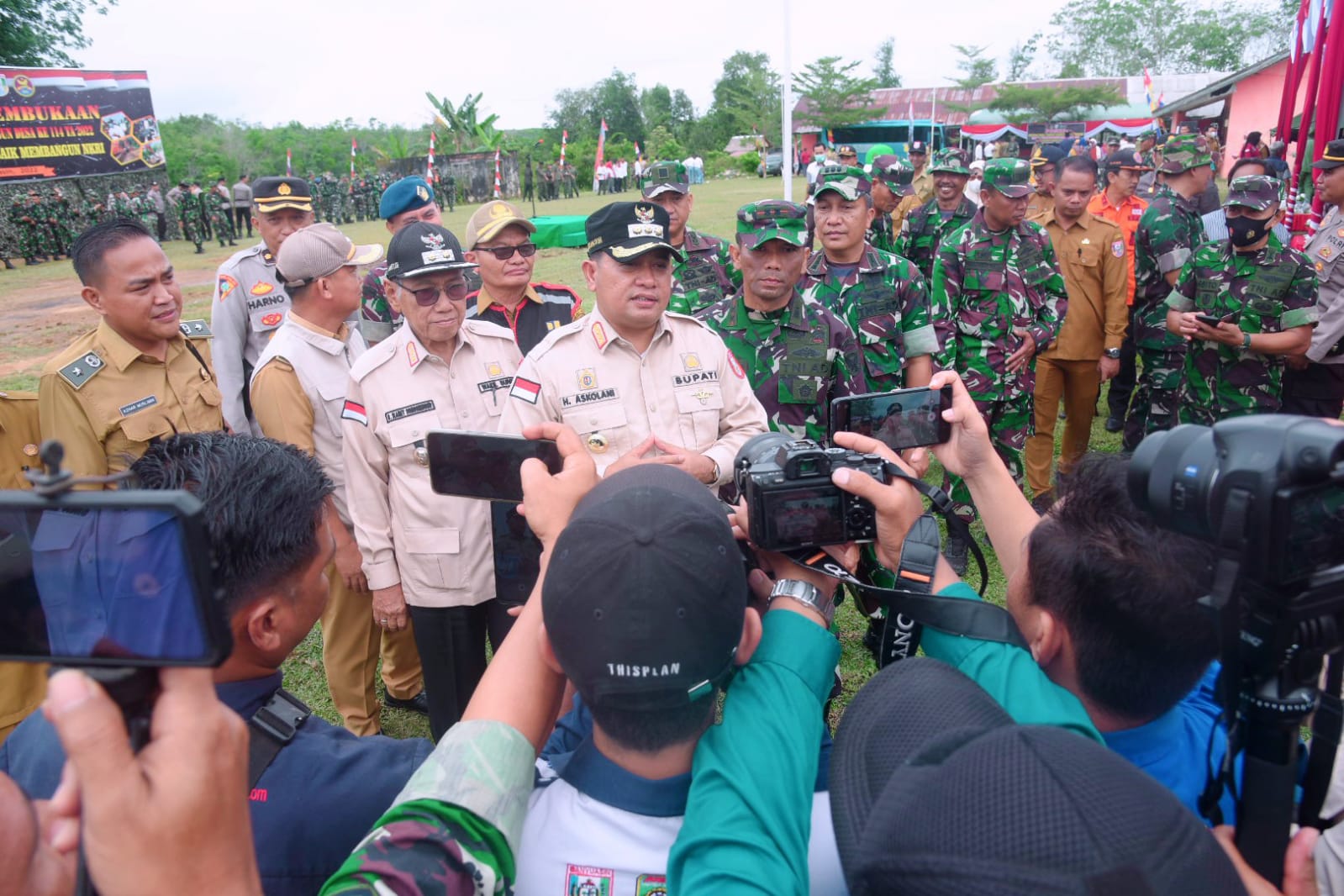 Pembukaan TMMD Ke-114 Tahun 2022, Bupati Askolani Jadi Irup