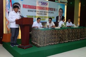 Muhtadi Putra Nusa Terpilih Nahkodai SMSI Provinsi Jambi Secara Aklamasi