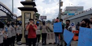 AMBES Gruduk Polda, Minta Tuntaskan Kasus Nova