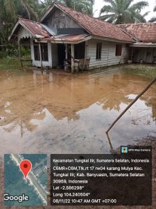 Ratusan Rumah Desa Karang Mulya Terendam Banjir, Berharap Normalisasi Sungai