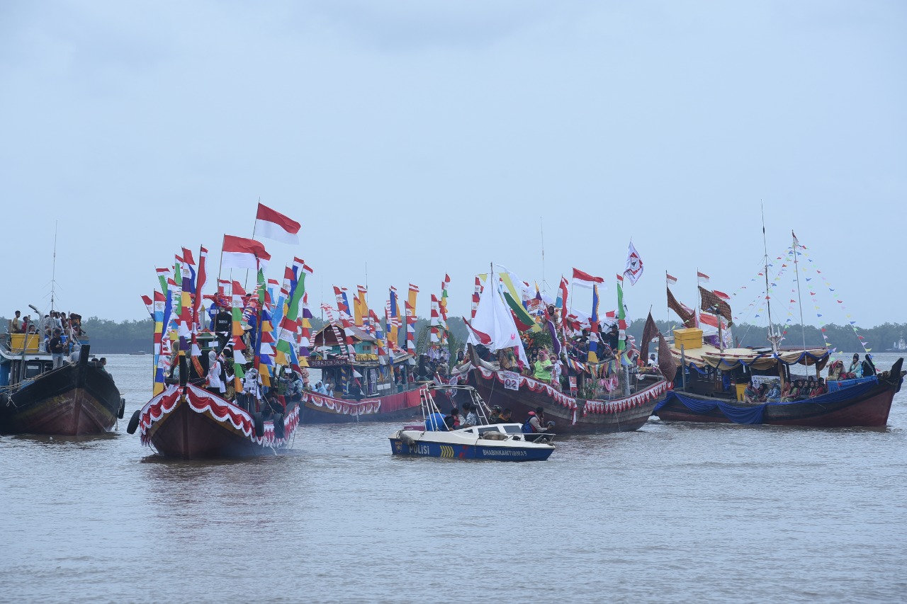 Festival Kapal Hias Nelayan Sungsang Ke 3 Kembali di Gelar