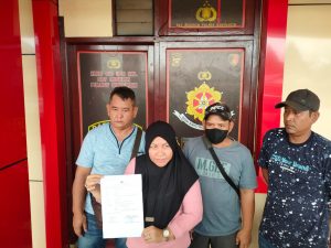 Aset Berharga Dirusak, Ibu Diana Laporkan Pelaku Ke Polres Banyuasin 