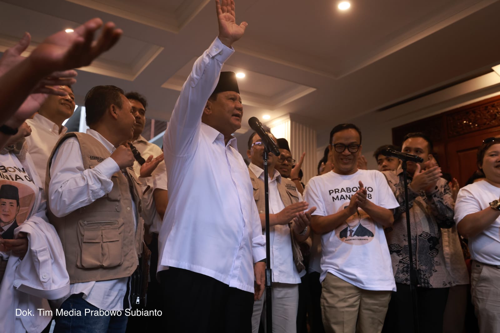 Prabowo Usai Terima Dukungan JoMan: Saya Berasa Makin Optimis dan Lebih Muda 23 Tahun