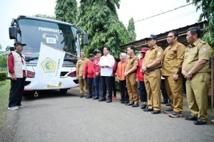 Bupati Askolani Lepas 52 PEDA Kontigen XV Kabupaten Banyuasin.