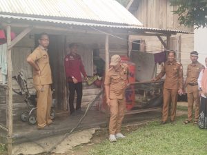 Tim Monev Kecamatan Banyuasin III Sambangi Desa Telangu