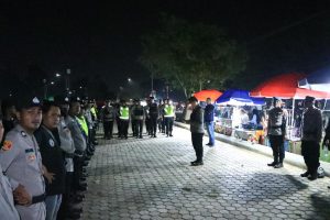 Polres Banyuasin Ambil Peran Penting dalam Beri Pengamanan Konser Tipe-X