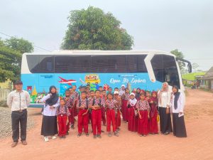 Siswa SDN 6 Pemulutan Barat Manfaatkan Field Trip Dengan Belajar ke Museum Balaputra Dewa 