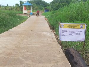 Pemerintah Desa Kuala Puntian Manfaatkan Dana Desa Untuk Membangun Jembatan dan Jalan Desa