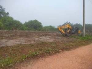 Atasi Ketahanan Pangan, Pemerintah Desa Kuala Puntian Gunakan Dana Desa Bantuan Tanggul Penahan Banjir