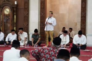 Ketua DPRD Banyuasin Hadiri Pembukaan Safari Ramadhan dan Taraweh Keliling 1445 H. 