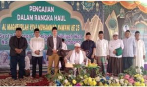 Ketua DPRD Banyuasin Irian Setiawan Hadiri Haul Kyai Muhammad Nawawi ke-25