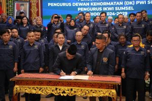 Pengurus PWI Sumsel Masa Bhakti 2024-2029 Resmi Dilantik