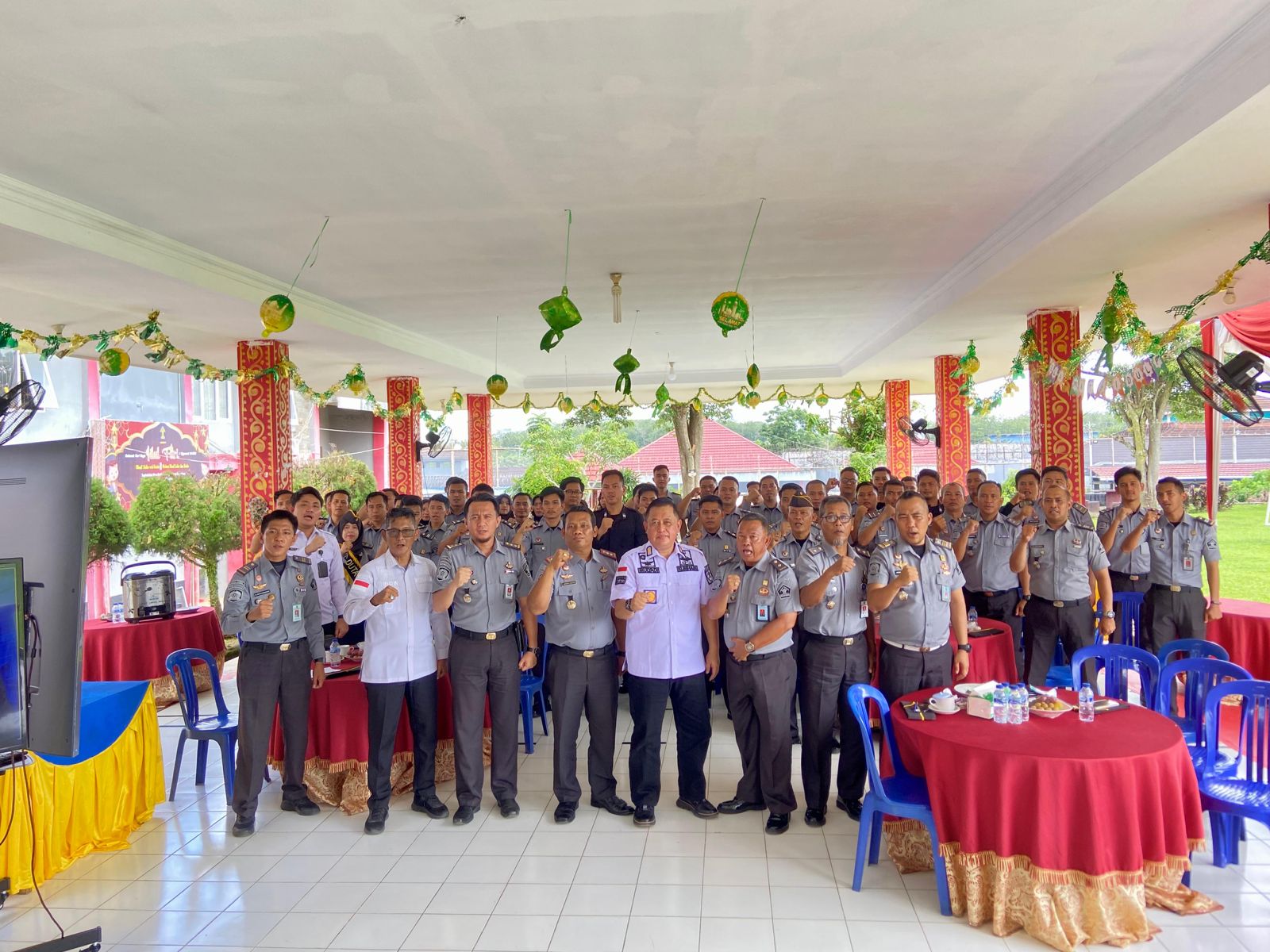 *Kunjungi Lapas Kelas IIA Banyuasin, Kadivpas Kemenkumham Sumsel Mulyadi Beri Penguatan Tusi Pegawai*